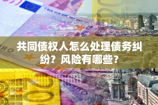 北京共同债权人怎么处理债务纠纷？风险有哪些？