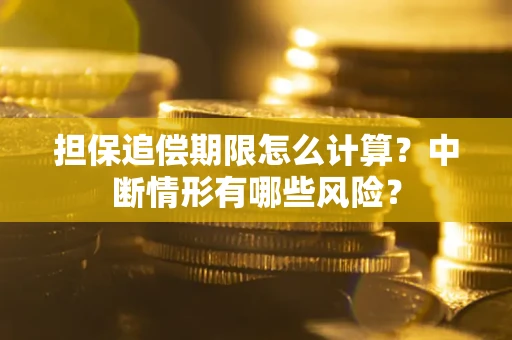 北京担保追偿期限怎么计算？中断情形有哪些风险？