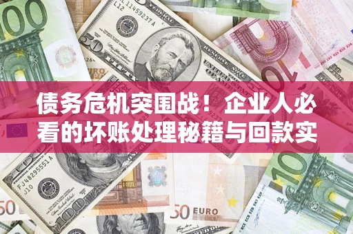 北京债务危机突围战！企业人必看的坏账处理秘籍与回款实战指南